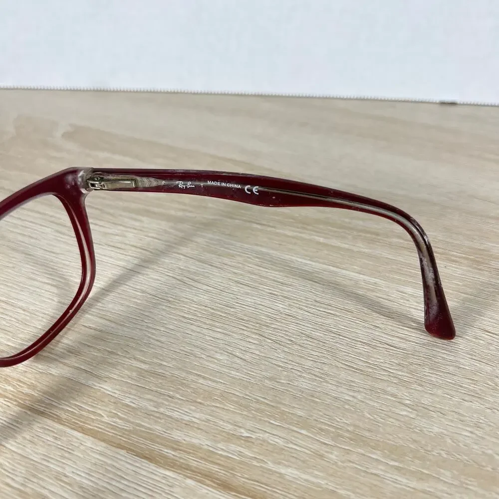 Ray-Ban RB5285 5738 Eyeglasses Red Frames Only 53-19-145 PARTS ONLY